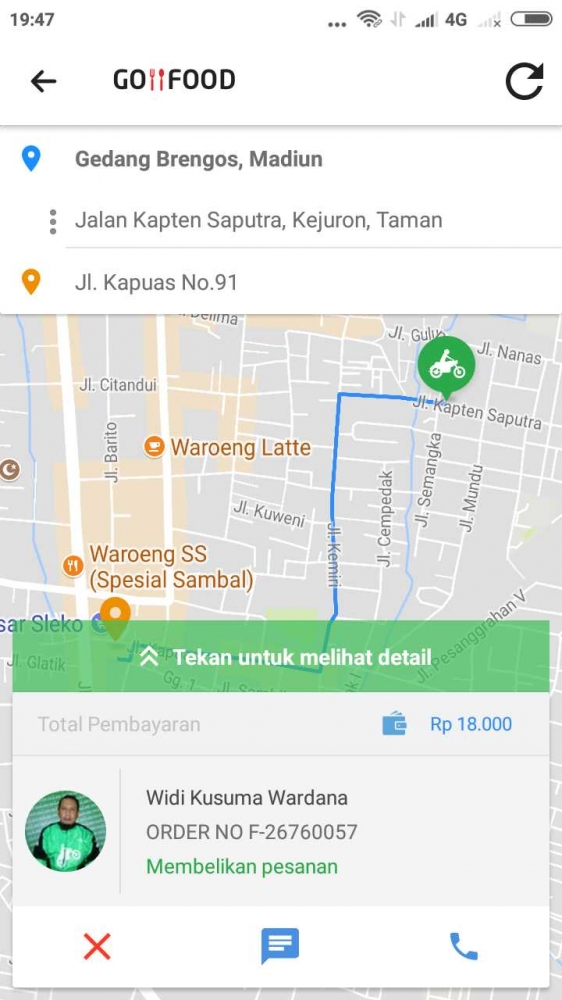 Dok.pri inovasi kuliner lokal mendapat support untuk berkembang dr aplikasi Go Foid