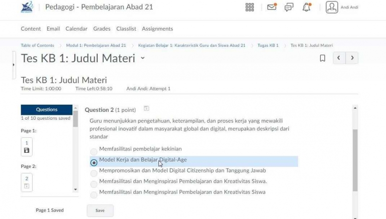 screenshot pribadi