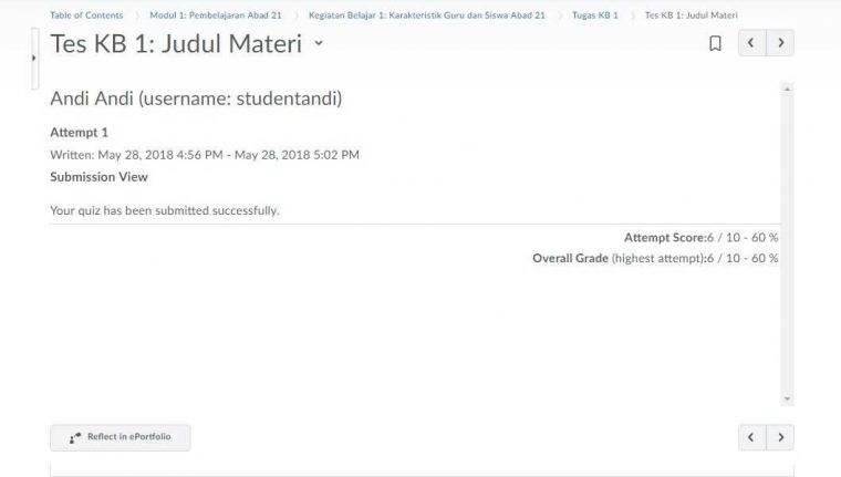 Brightspace Software E Learning Bagi Guru Peserta Ppg Dalam