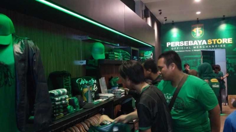 Persebaya Store (Sumber foto: Ngopibareng.id)