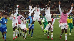 Selebrasi pemain Senegal ketika mereka dipastikan lolos ke Piala Dunia 2018 (Foto: Reuters)