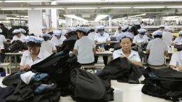 Buruh Korea Utara di Pabrik Garmen milik Korea Selatan (Photo, voaindonesia)