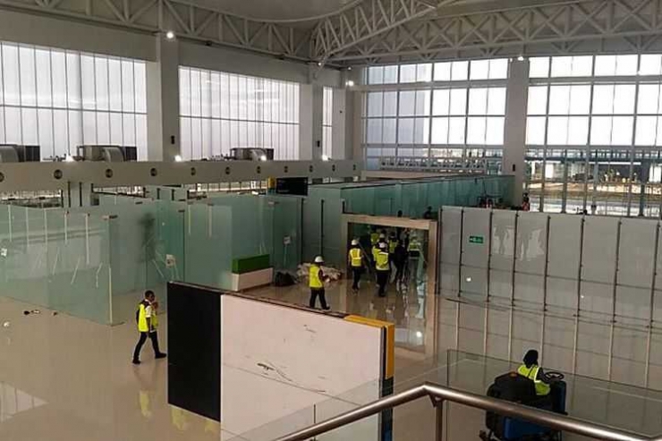 Terminal Baru Bandara Ahmad Yani, Semarang, Jawa Tengah, Jumat (1/6/2018).(KOMPAS.com/RIDWAN AJI PITOKO)