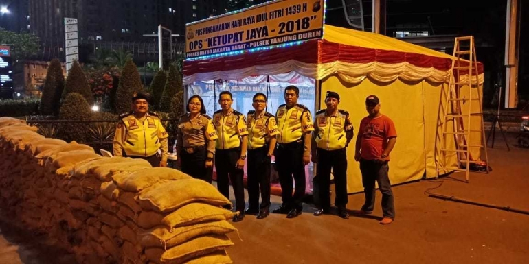 Pos Pengamanan Operasi Ketupat Jaya Polsek Tanjung Duen