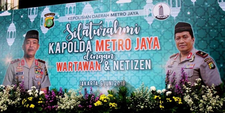Acara Silaturahmi Kapolda Metro Jaya dengan wartawan dan netizen (DokPri)