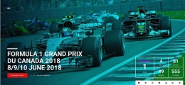 Brosur Grand Prix Canada 2018 dari situs https://www.gpcanada.ca/en/.