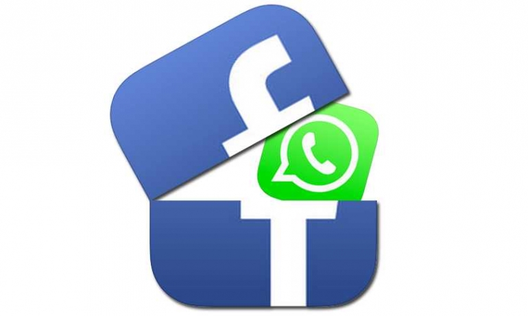 Facebook with WhatsApp - ilustrasi: udgtv.com