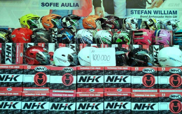 Rangkaian pilihan produk helm/dokpri