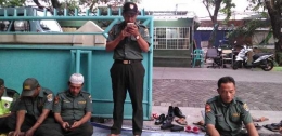 Ketua Panpel Buka Puasa Ahmad Safari (337 Solo) berikan laporan