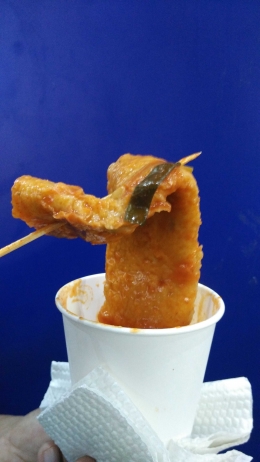 Menu Korean Food Spicy Odeng