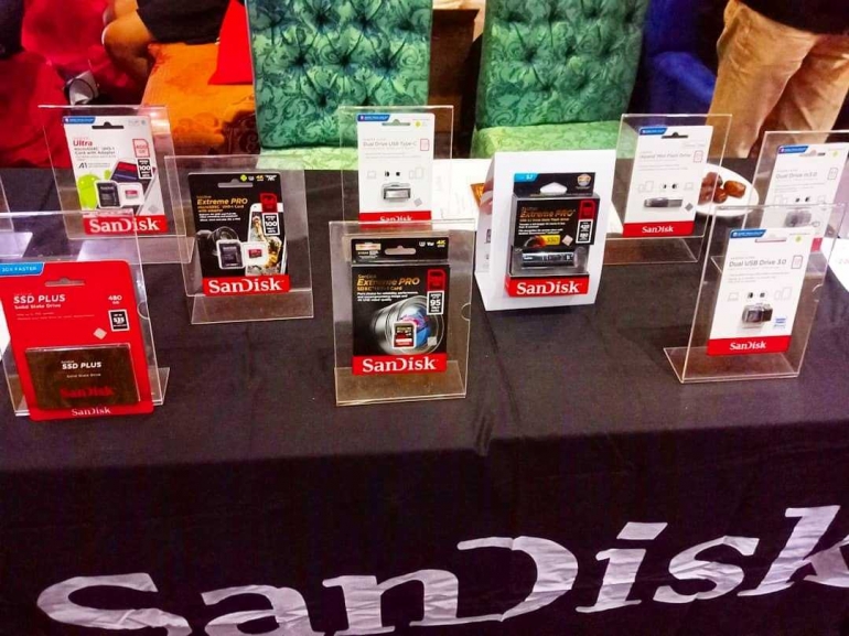 Produk SanDisk dengan berbagai pilihan dan kapasitas memory yang berbeda