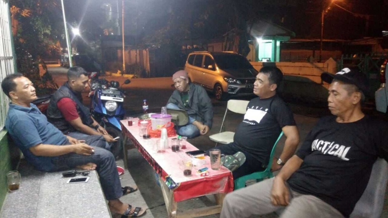 Ketua & anggota Mitra Jaya 337 Jati Pulo stand by antisipasi kamtibmas