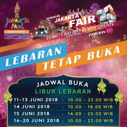 Jakarta Fair Lebaran Tetap Buka (dok. JIExpo)