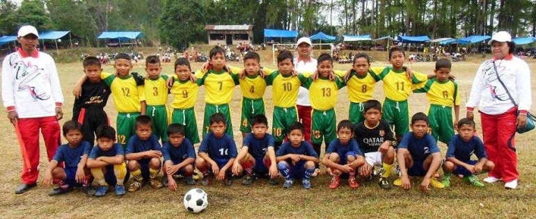 Tim Sepakbola SD di Parsoburan (Facebook/Porman Mrt Nainggolan)