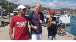 Arjen Robben di Labuhan Bajo I Gambar : Kupang Tribunews
