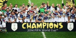 Jerman di Piala Dunia 2014 (Foto: Kompas.com)