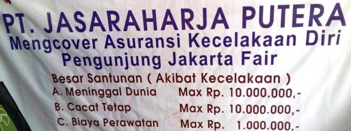 Setiap pembelian tiket masuh sudah termasuk asuransi kecelakaan diri (Dokumentasi Pribadi)