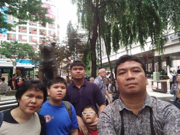 Hachiko dan keluargaku (dok.pri.)