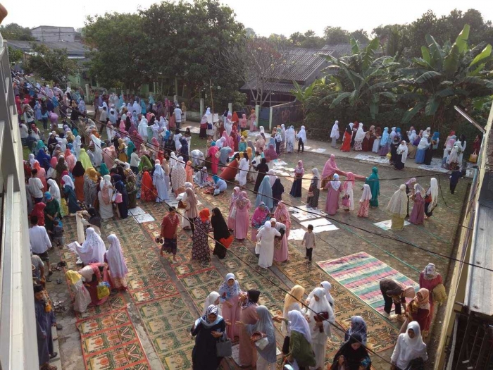 Salat IdulFitri di kampung (dok.pribadi)