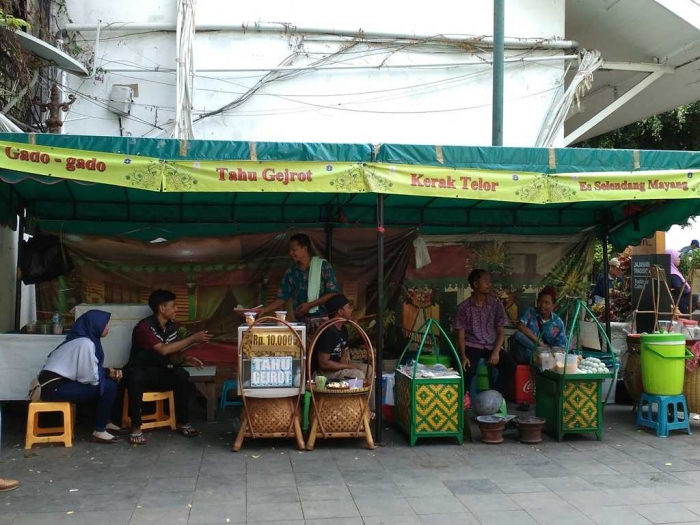 Kulineran khas Jakarta di Museum Fatahillah (dok.windhu)