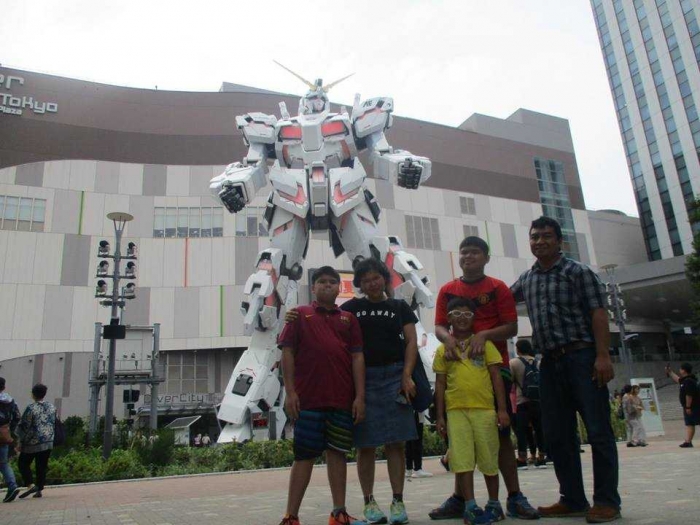 patung robot di Odaiba, Tokyo (dok.pri)