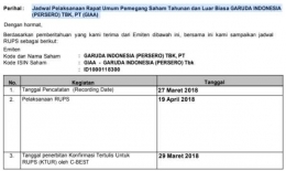 RUPST Garuda Indonesia (GIAA) 2018
