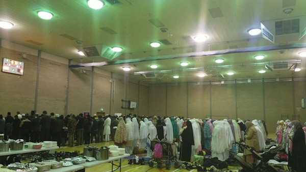Hall Olahraga Universitas Flinders menjadi lokasi sholat Id warga Muslim Indonesia di Adelaide