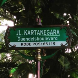 Nama jalan di Kota Malang (dok. Himam Miladi)