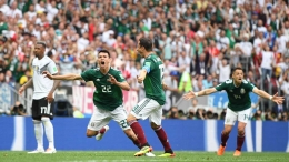 Sorak kemenangan Mexico atas German.http://www.fifa.com