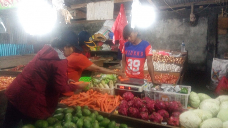 Belanja Ke Pasar Sentral Timika. Dok:Pribadi