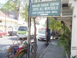 Papan nama Raden Santri (dok.Mawan Sidharta)