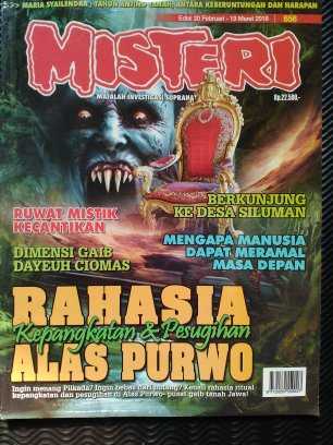 majalah misteri di indonesia