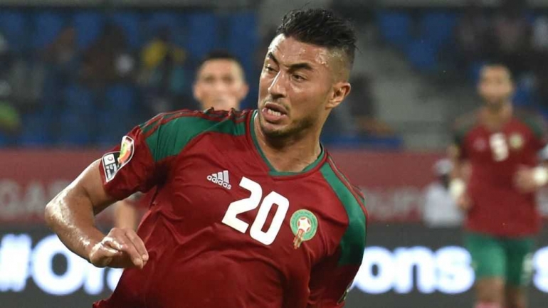 Aziz Bouhaddouz pencetak gol bunuh diri pertama Piala Dunia 2018 (Gambar Beinsports.com)