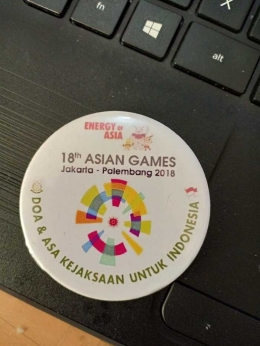 PIN Asian Games 2018 dari Kejaksaan untuk Indonesia (sumber:dokpri/kejaksaan negeri serdang bedagai)