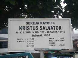 Gereja Salvator Slipi- Jakarta Barat. Dokpri