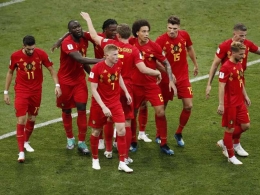 tim Belgia saat melawan Panama di Piala Dunia 2018 (sports.ndtv.com)