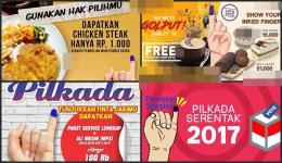 Aneka promo dengan tinta Pilkada (tribunnews/marketplus/ahass)