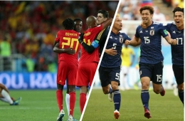 Belgia vs Jepang. FIFA.com