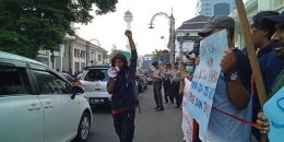 Aksi Aktivis Papua di Bandung (dok.apm)