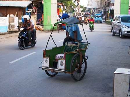 Becak Mini di Majene (Dokpri)