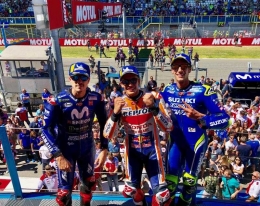 tiga pabrikan di podium (dok.motogp.com)