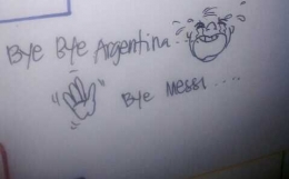 ungkapan untuk Messi (dokumen pribadi)