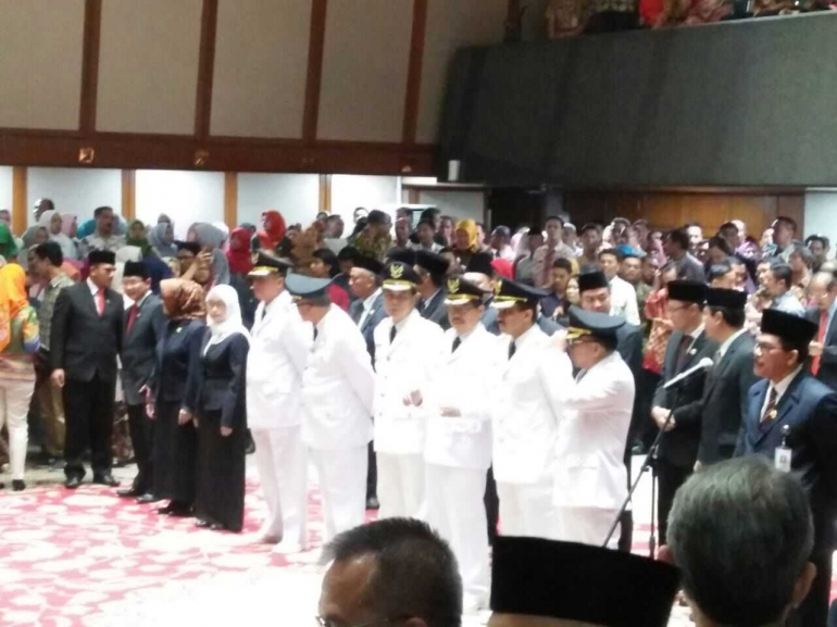 Suasana pelantikan Walikota di Balaikota DKI Jakarta (Dok. Pribadi)