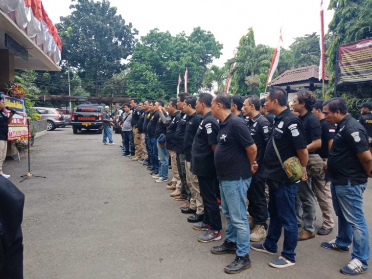 Apel Gabungan sisir kejahatan jalan di Mapolsek Kalideres