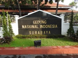 Plang Nama Gedung Nasional Indonesia (Dokpri)