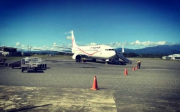 Honiara international airport. Dokumentasi Pribadi