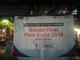Nonton Bareng Piala Dunia 2018 di Malang (dok.pribadi)