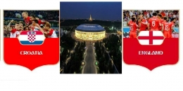 Stadion Luzhniki, Moskow, Laga Kroasia Vs Inggris( kompilasi fifa.com dan stadiumguide.com)