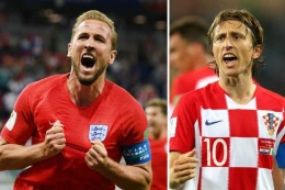 Kroasia melawan Inggris I Gambar : radiotimes