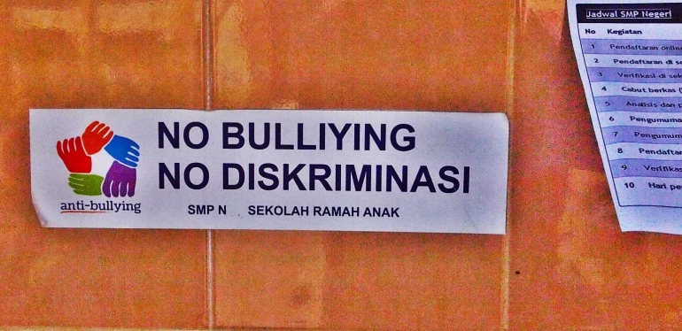 No bullying No Diskriminasi ; sumber pribadi